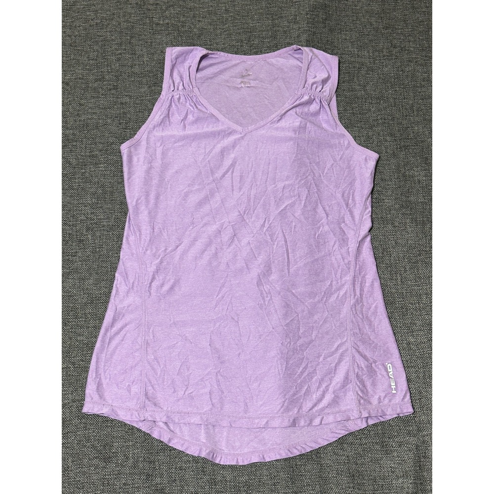 HEAD Women's Small Tank Top Purple V-Neck Athletic Activewear